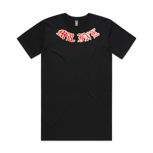 Black & Red/White MrINK Tall Tee