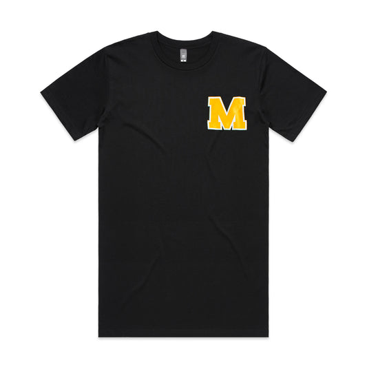 Black & Yellow MrINK Tall Tee